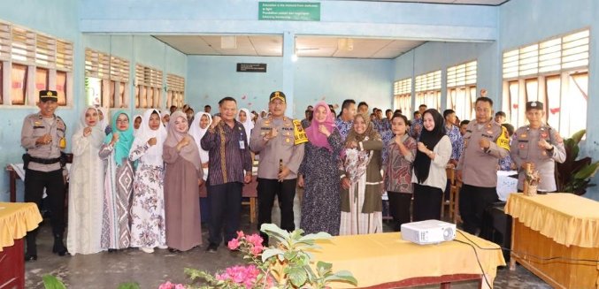 Kapolres Padangsidimpuan AKBP Dudung Setyawan Buka Sosialisasi Kenakalan Remaja dan Bahaya Narkoba