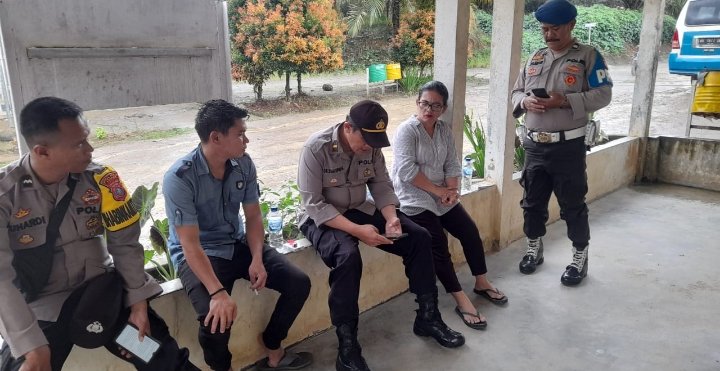 Antisipasi Konflik Sosial Antara Masyarakat Dengan PT SPR, Personel Polsek Bandar Pasir Mandoge Laksanakan Patroli