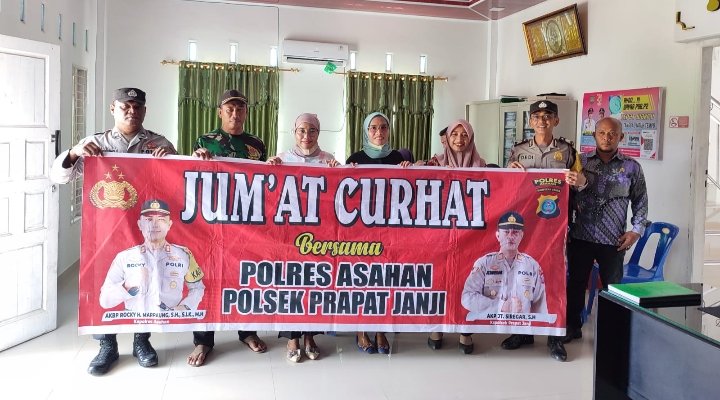 Personil Polsek Prapat janji Gelar Jumat Curhat Komunitas di Desa Urung Pane