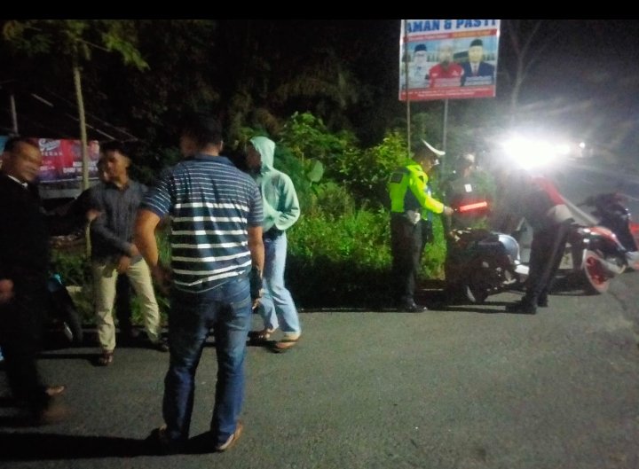 Untuk Mencegah Tindak Kejahatan, Anggota Polsek Bandar Pasir Mandoge Tingkatkan Patroli Malam Hari