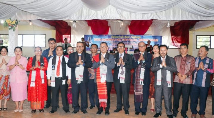 Pesan Bupati di Pesta Parheheon Ama HKBP Balige : Kita Harus Peduli