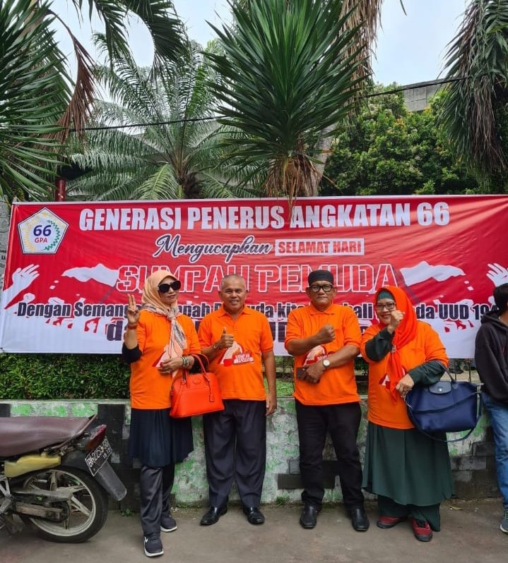 GP Angkatan 66 dan Sejumlah Elemen Masyarakat Gelar Upacara Hari Sumpah Pemuda, Jangan Jadi Anak Bangsa Cengeng dan Generasi Penjilat