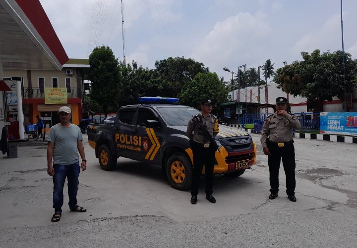 Personel Polsek Air Joman Laksanakan Patroli R4