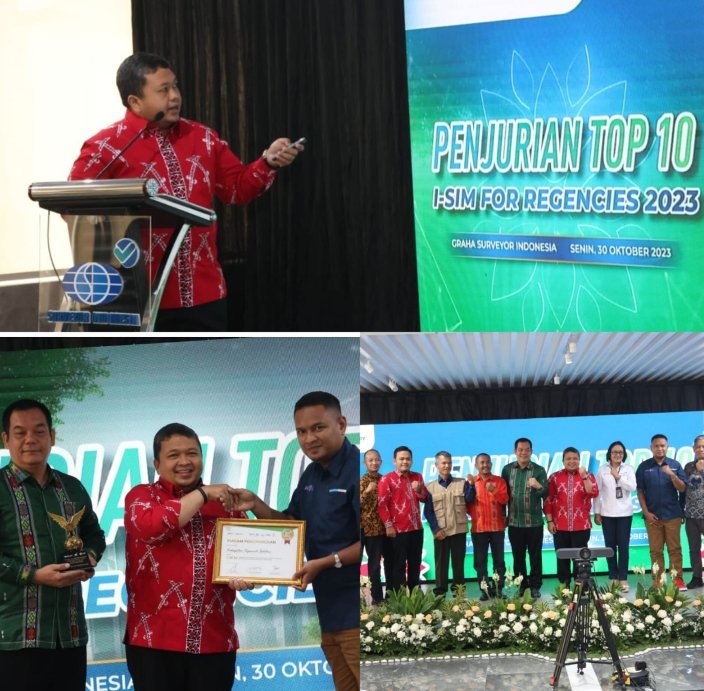 Kabupaten Tapsel Masuk Top 10 Nasional I-SIM SDGs,Hatabosi Bagian Pemaparan Bupati Dolly Pasaribu