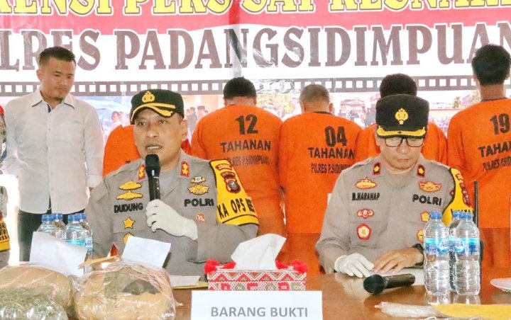 Sukses Besar Polres Padangsidimpuan Dalam Mengungkap Narkoba di Tahun 2023, Ini Penjelasan AKBP Dudung Setyawan Terkait Puluhan Kilo Ganja dan Sabu Berhasil Diamankan