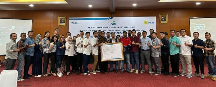 PLN UIP Sumbagut Gelar Multistakeholder Forum SNI ISO 37001: 2016 SMAP Semester Dua
