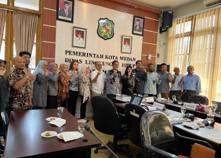 Sinergitas, PLN dan DLH Kota Medan Gelar Rapat Pemeriksaan DPLH