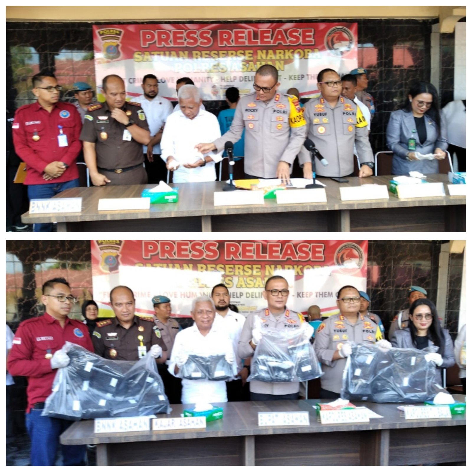 50 Kg Sabu Dan Pelaku Warga Sumbar Diamankan Polres Asahan Bersama Polres Tanjung Balai