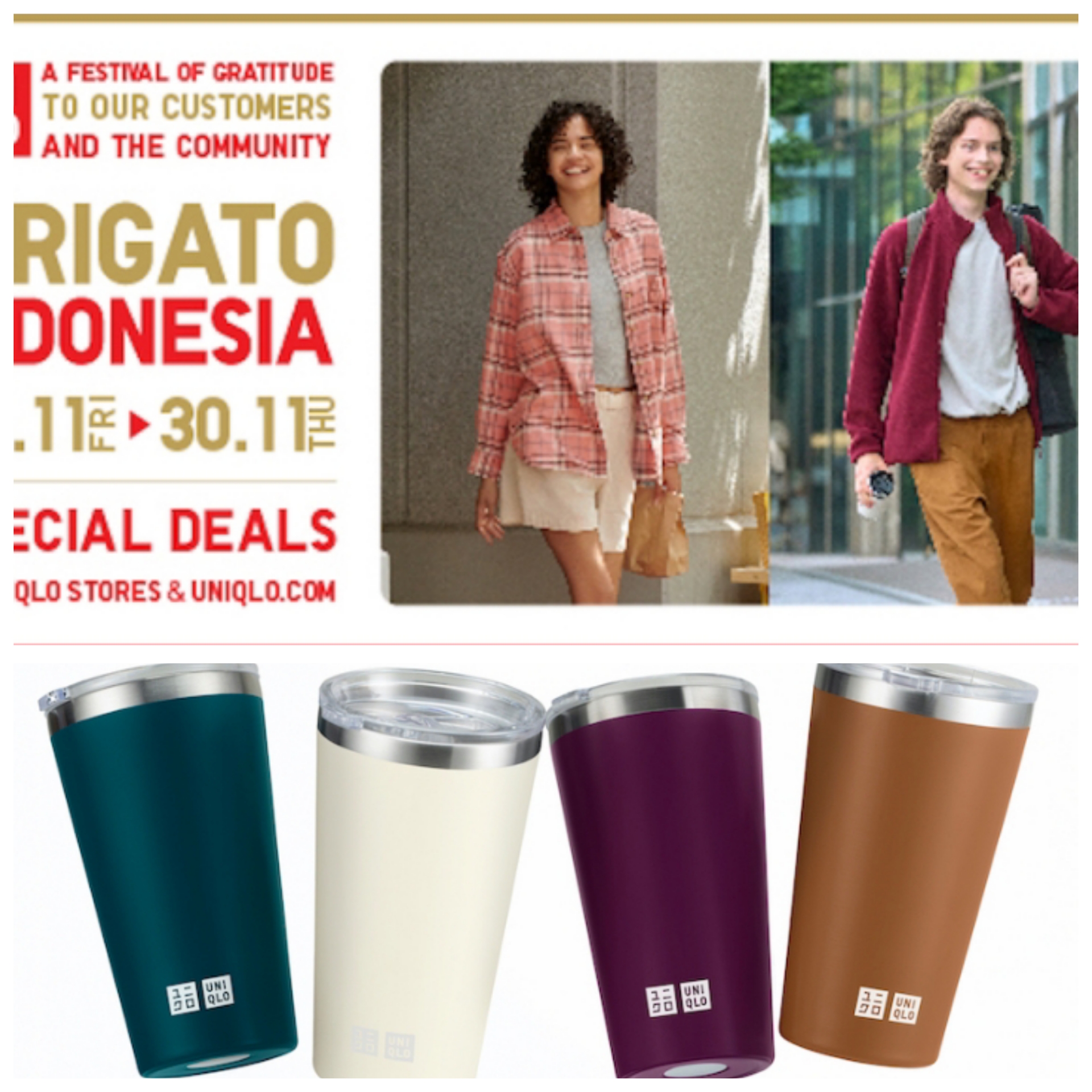 UNIQLO Persembahkan ARIGATO INDONESIA Sebagai Apresiasi untuk Pelanggan Setia, Mulai 24 November