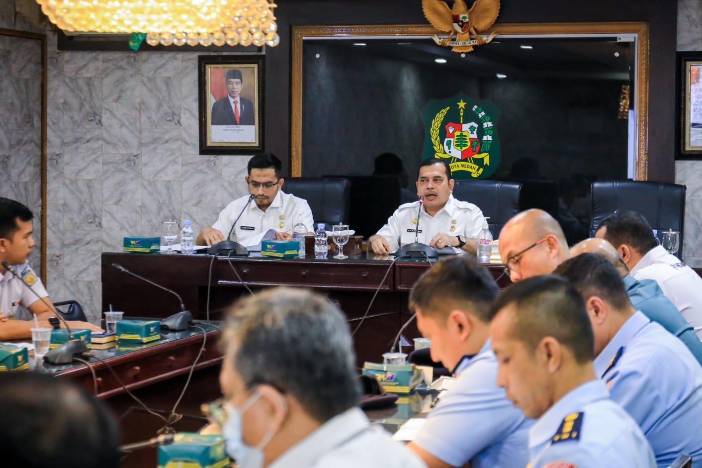 Pemko Medan Gelar Pertemuan dengan Instansi Vertikal Bahas Aset Daerah yang tercatat Ganda