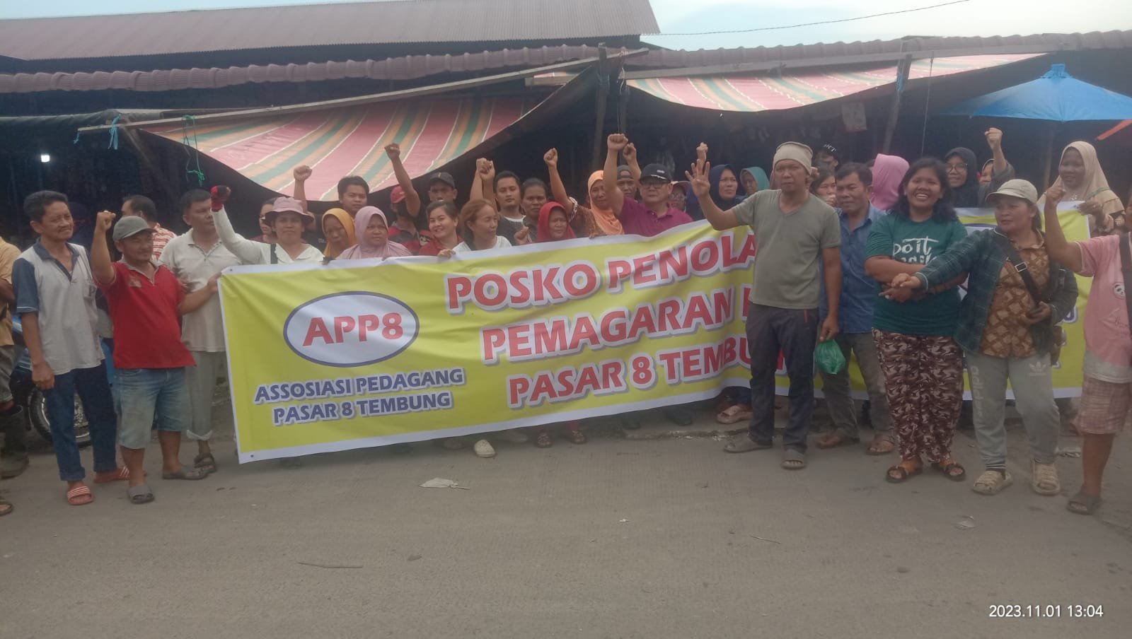 Wacana Pemagaran Lahan, Ratusan Pedagang Pasar Gambir VIII Terancam Takbisa Cari Nafkah