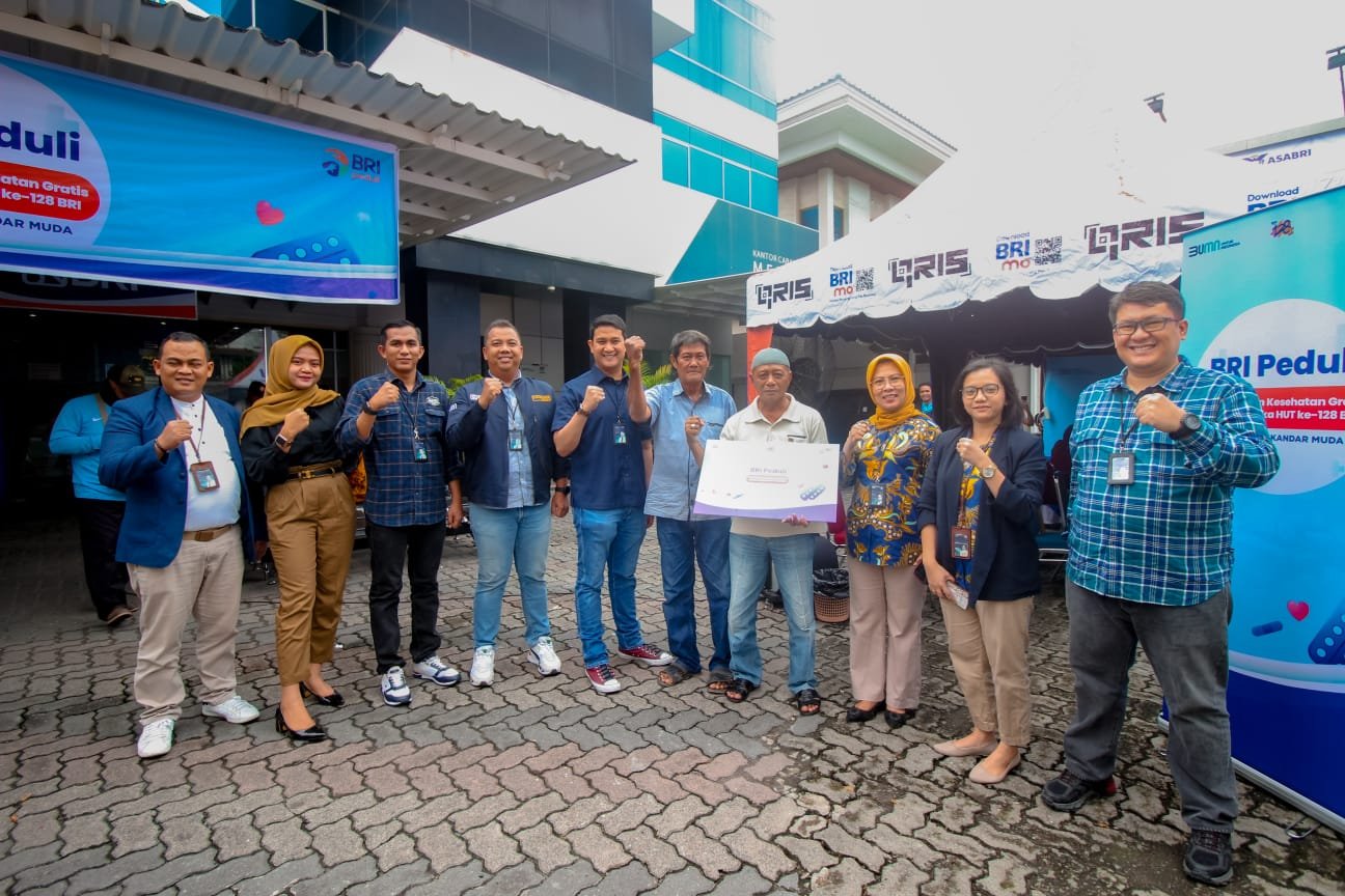 HUT BRI Ke-128, BRI BO Medan Iskandar Muda Gelar Pemeriksaan Kesehatan Gratis