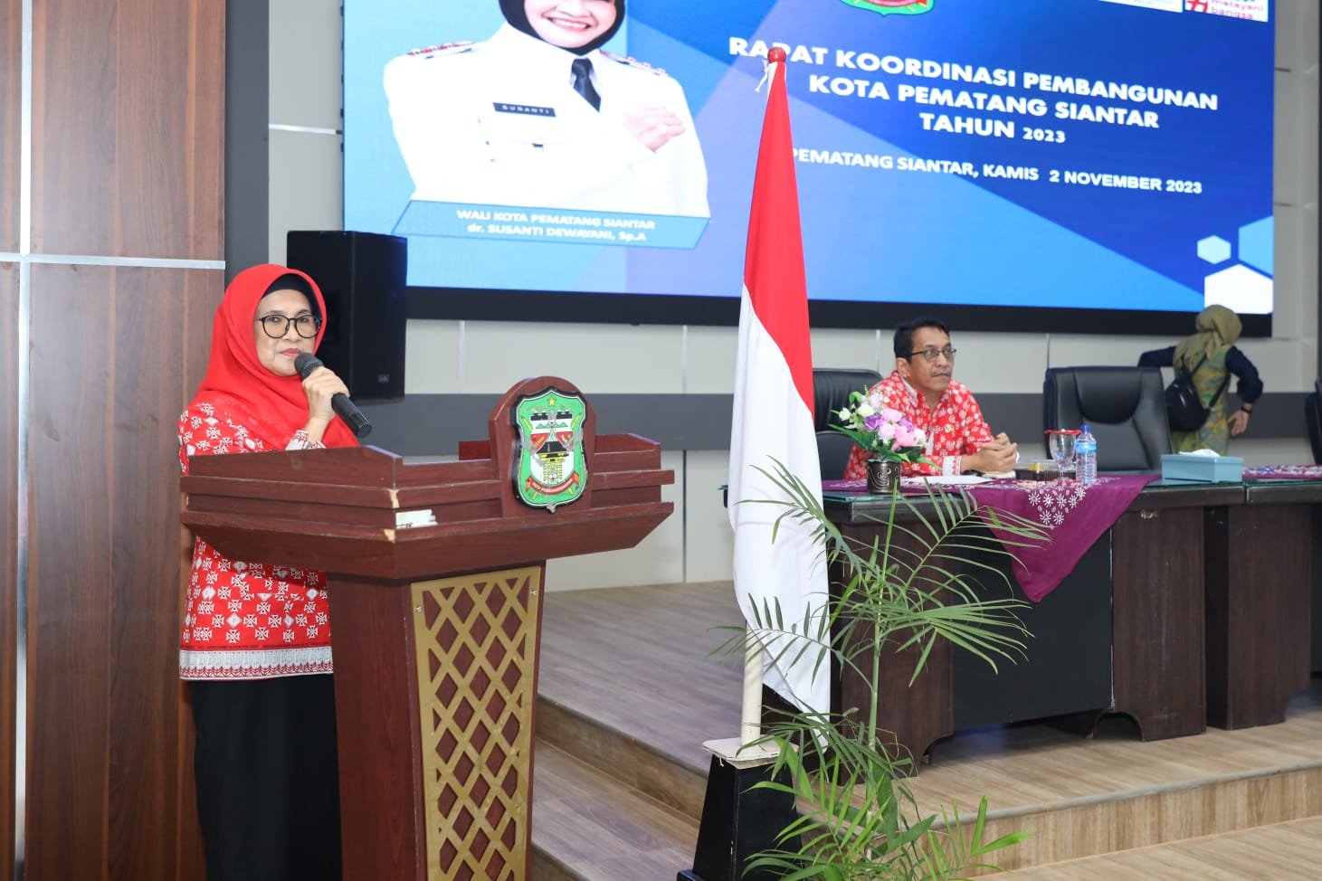 Wali Kota menghadiri sekaligus membuka Rapat Koordinasi Pembangunan (Rakorbang) TA 2023