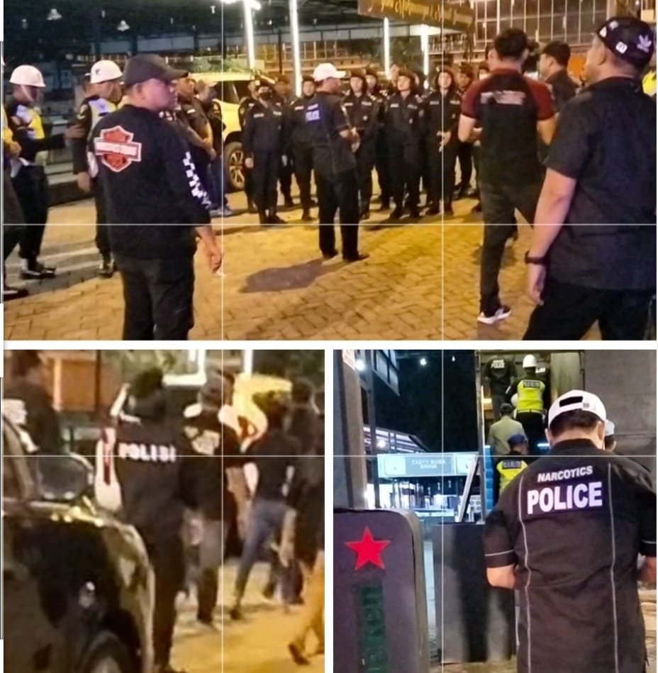 Razia Tempat Hiburan Malam, 13 Pengunjung Dari Mons Cafe dan 88 Eighty Eight Positif Narkoba Diboyong ke Polda Sumut