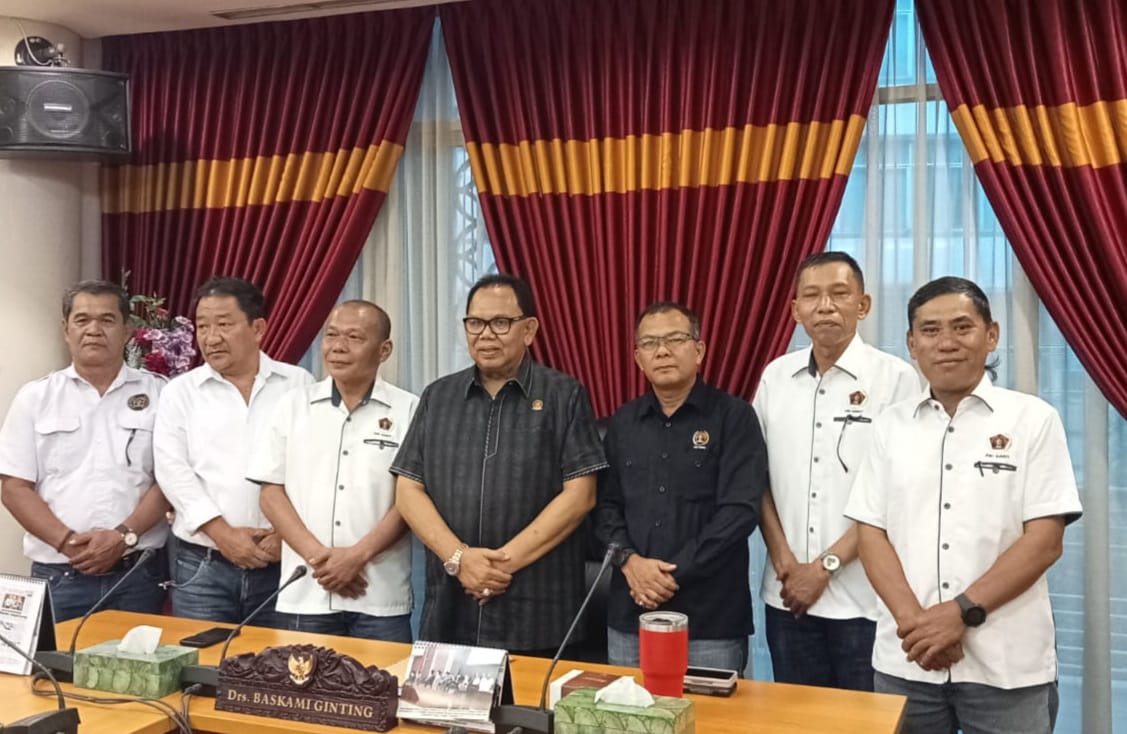 Audiensi Panitia Natal PWI Sumut Baskami Ginting: PWI Bagian Dari Diri Saya