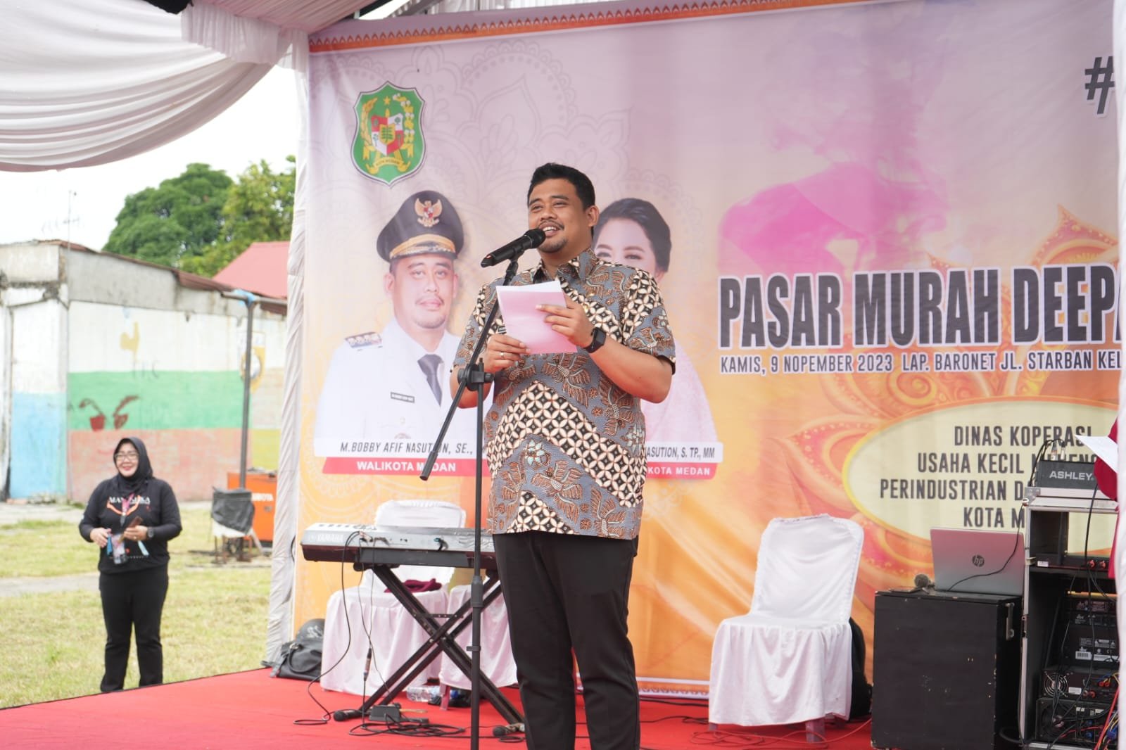 Resmi Dibuka Wali kota Medan, Pasar Murah Deepavali Langsung Diserbu Masyarakat