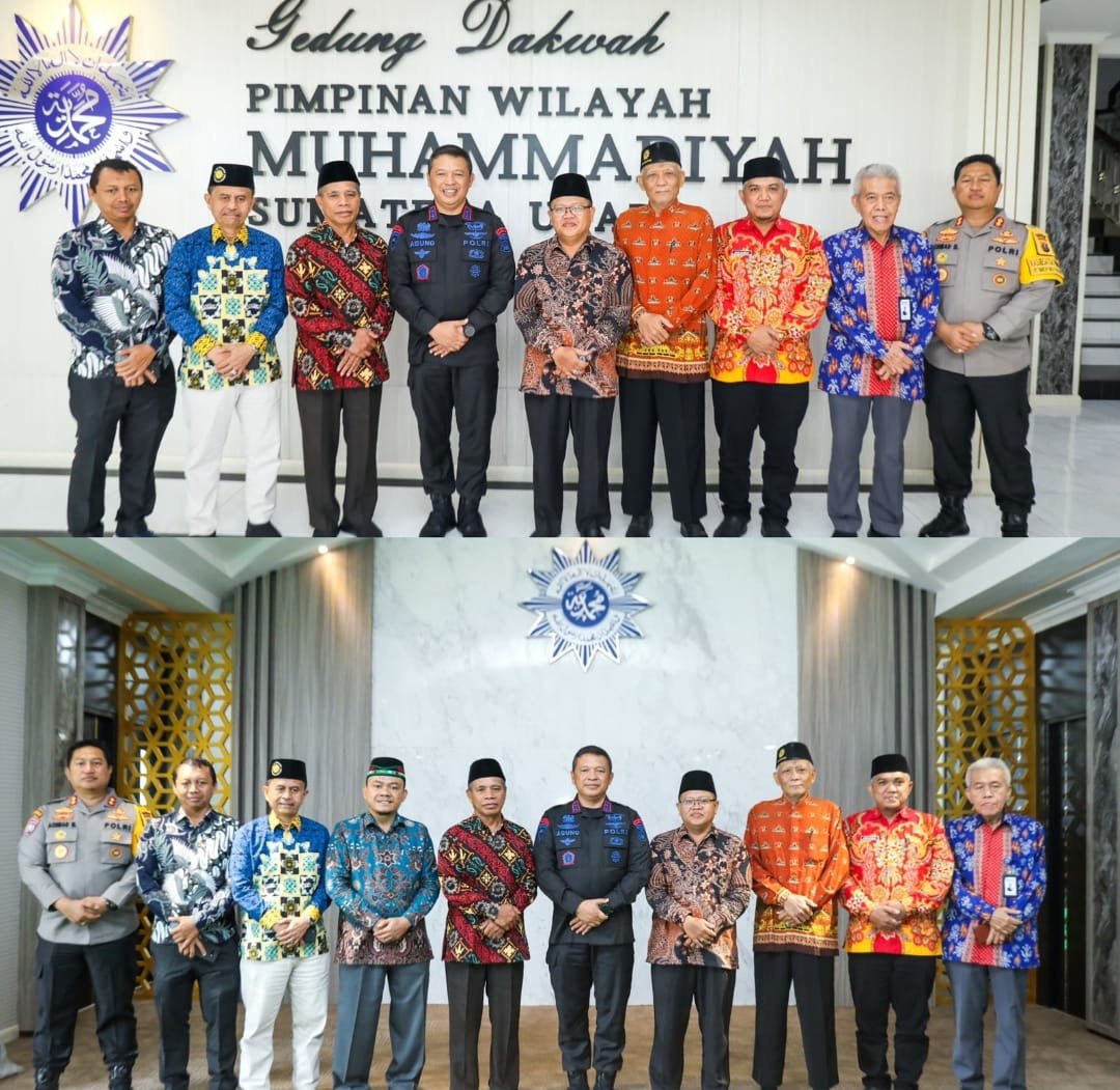 Polda Sumut Pererat Silaturahmi dengan Berkunjung ke Pengurus DPW Muhammadiyah Sumut