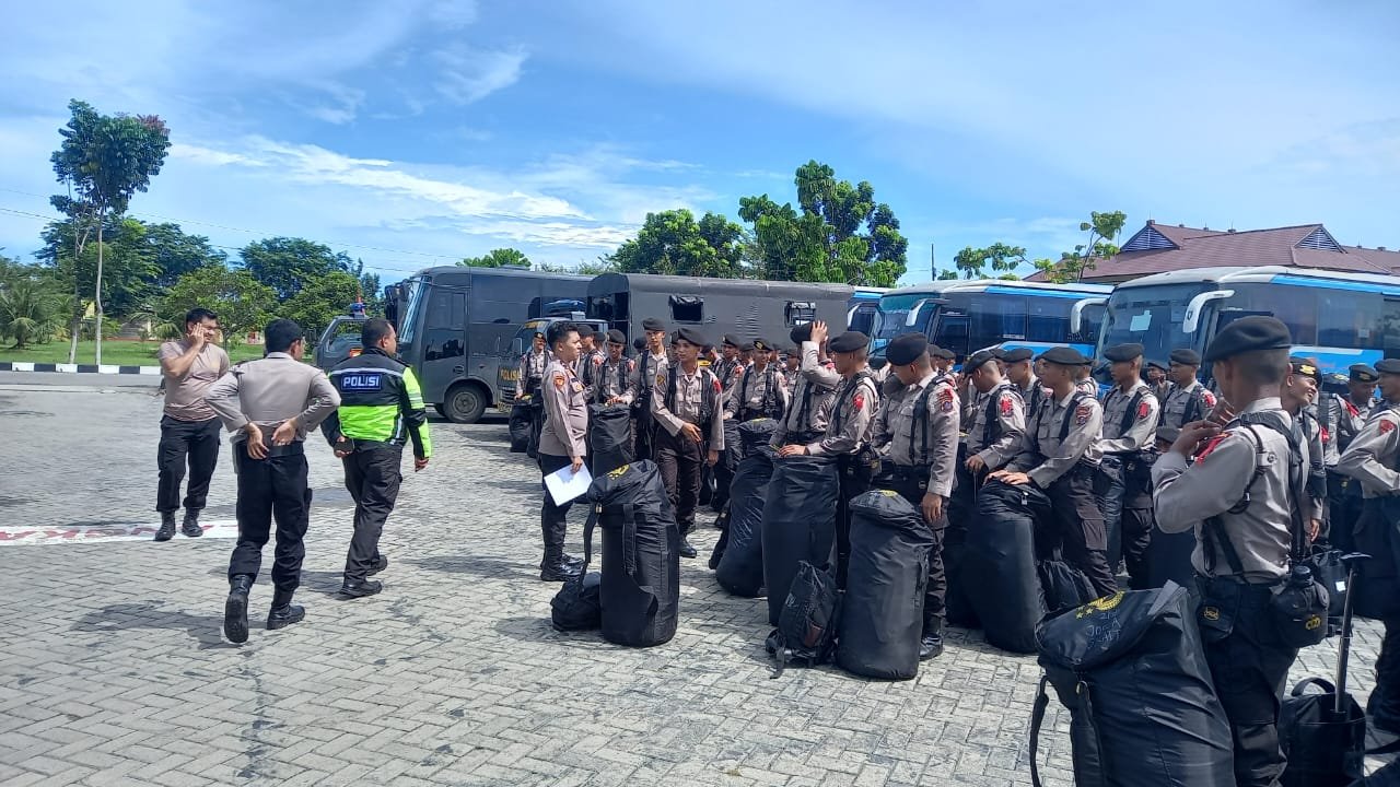 Kabag SDM Polrestabes Medan Pimpin Penjemputan 145 Siswa Ditukba Polri