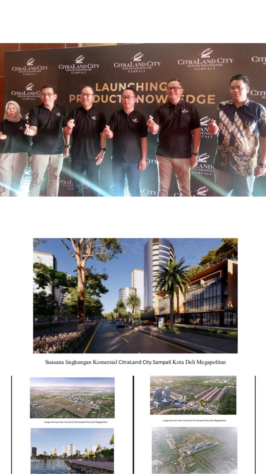 Grup Ciputra Launching CitraLand City Sampali Kota Deli Megapolitan di JW Marriot