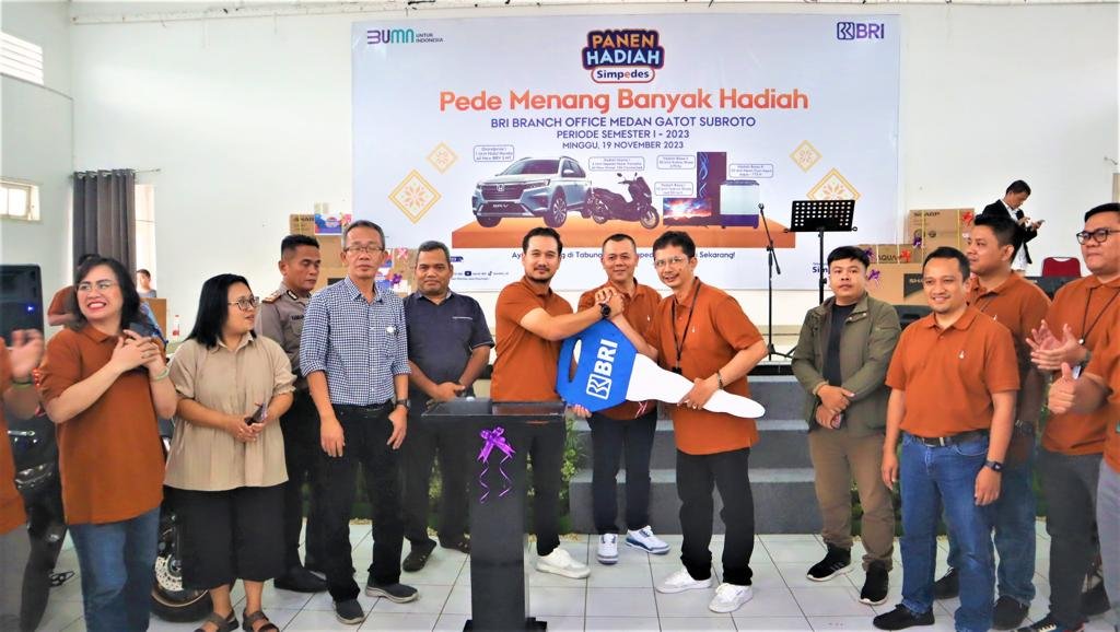 BRI BO Medan Gatot Subroto Gelar Undian Panen Hadiah Simpedes