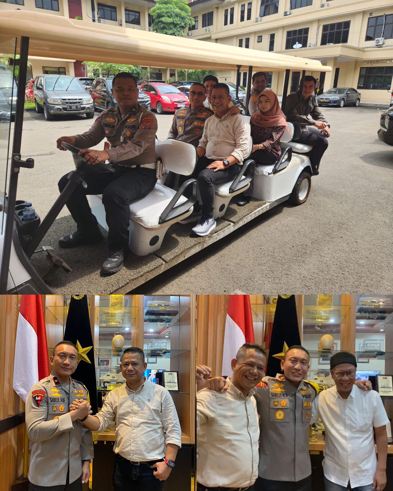 Silaturahmi ke Wakapolda Banten, Ketua Pewarta Disuguhi Kopi dan Makanan Khas Banten