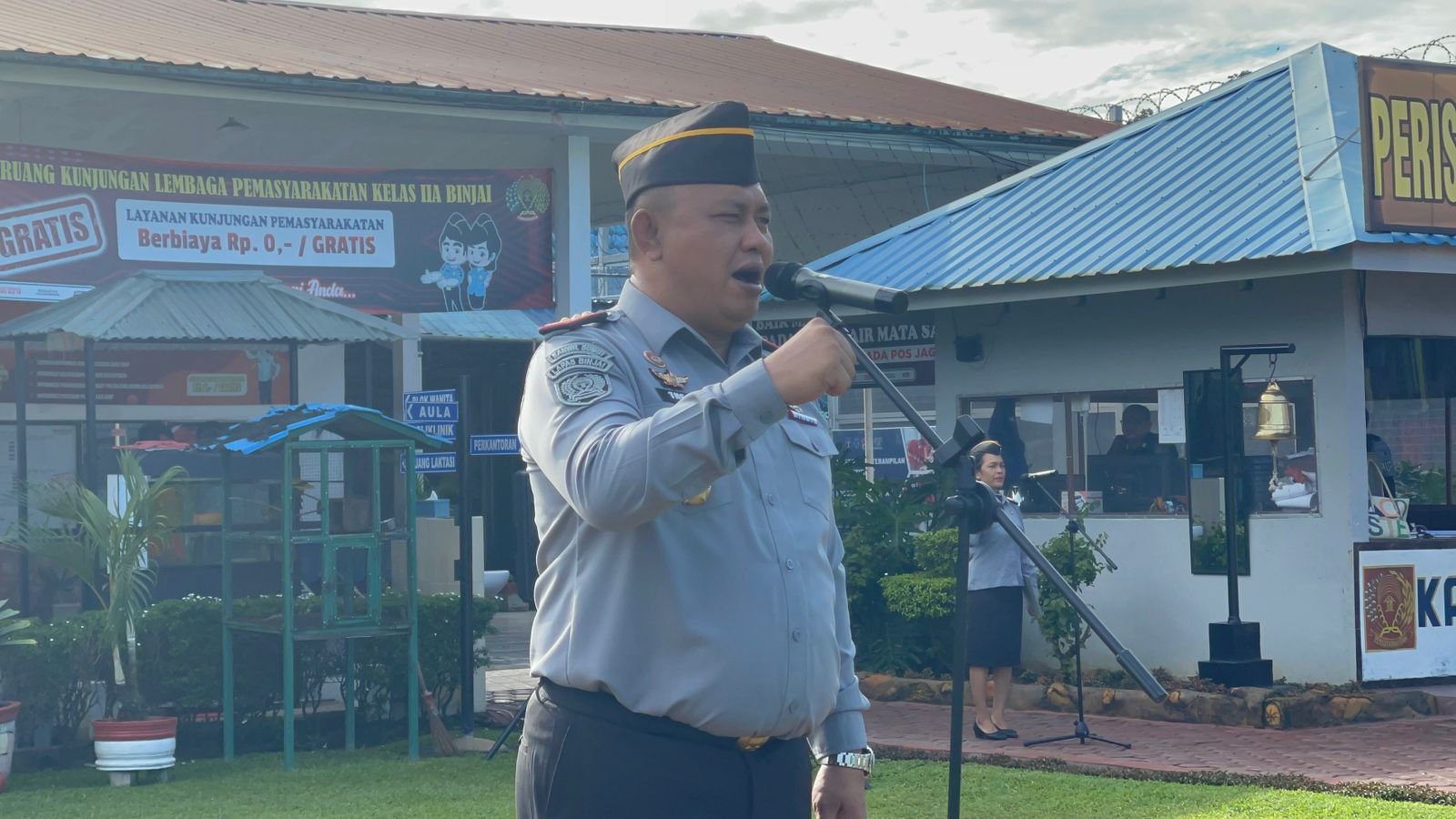 Kalapas Binjai Theo Adrianus Berikan Penguatan Tufoksi Kepada Anggota