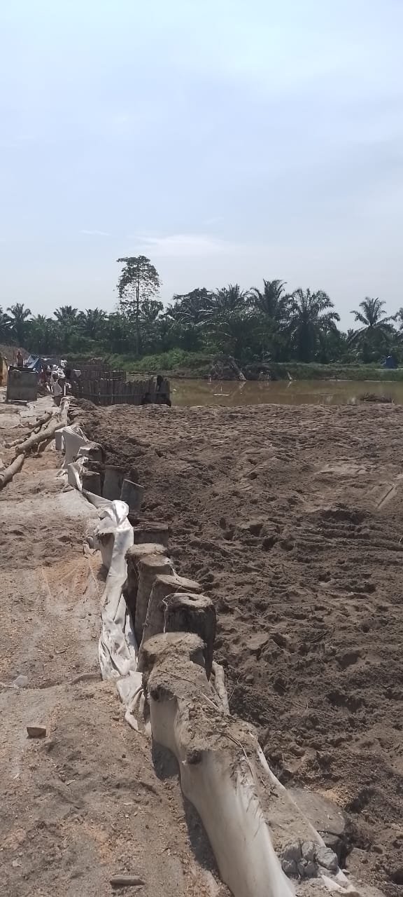 Dinas PUPR Sumut Rehabilitasi Tanggul Sungai Rp 3 Milyar Diduga Proyek SilumanÂ 