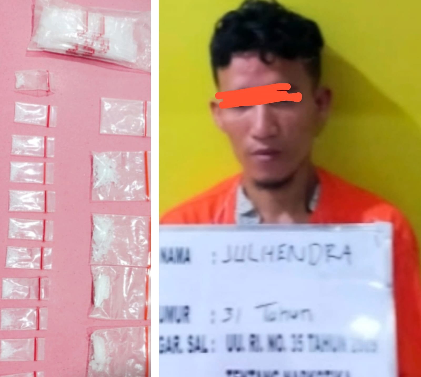 Polres Labusel Sita 15 Paket Sabu Dari Pengedar Jalan Bukit