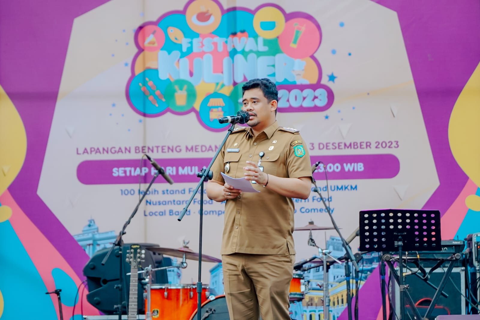 Bobby Nasution Buka FKM 2023, Saatnya Bangkit, Tunjukkan Ekonomi Medan Kuat Melalui Kuliner