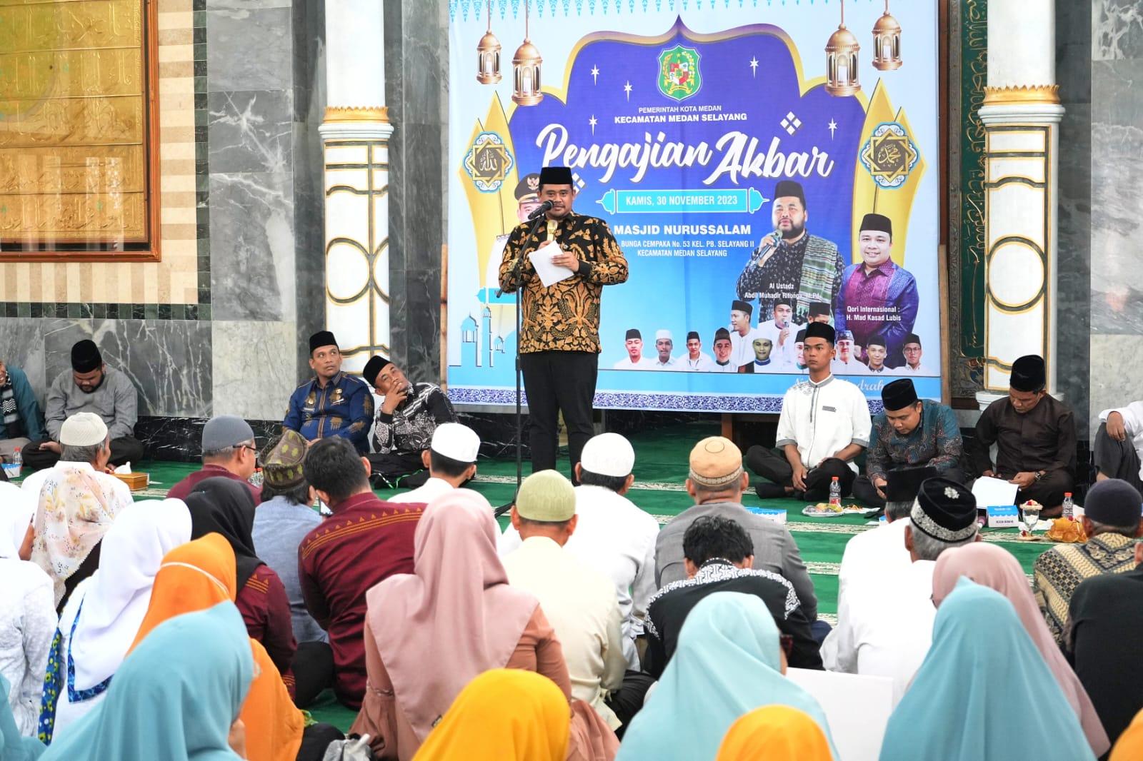 Wali Kota Medan Apresiasi Keguyuban Masyarakat Selayang Dalam Membantu Program Pemko Medan