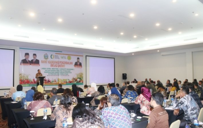 TPID Sumut Rakor Pengendalian Inflasi, Rumuskan Upaya Stabilisasi Pasokan dan Harga Pangan Strategis