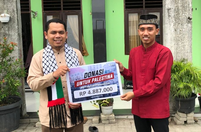 SD IT Miftahul Jannah Salurkan Donasi Palestina ke DD Waspada