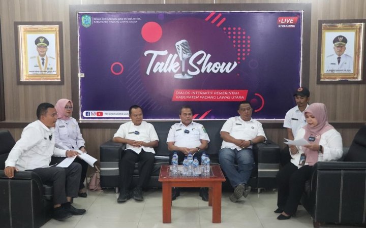 Menghadapi Cuaca Ekstrem, Diskominfo Paluta Gelar Talk Show