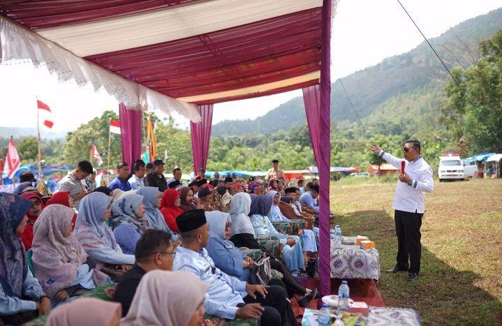 Jambore Ranting Gerakan Pramuka Kwartir Ranting Kec. Junjung Sirih Resmi Dibuka Bupati Solok