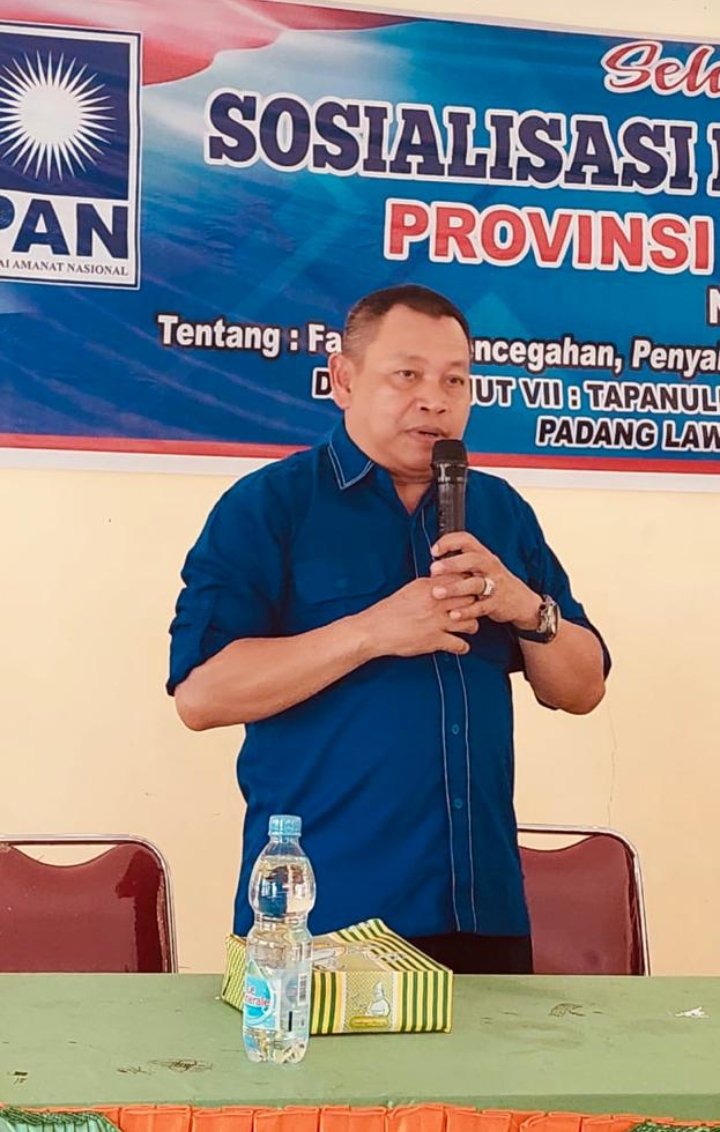 Ketua PAN H Borkat Minta Mantan Bupati Syahrul MP Diingatkan Tidak Diskreditkan Bupati Tapsel Dolly Pasaribu