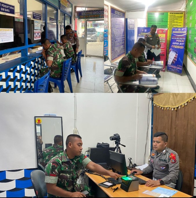 Sinergitas TNI-Polri Terapkan Tertib Administrasi SIM di Polres Padangsidimpuan
