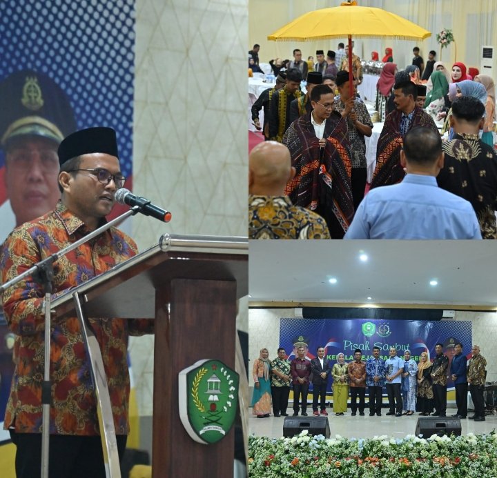 Pj Walikota Padangsidimpuan bersama Forkopimda hadiri Pisah Sambut Kajari di Gedung Adam Malik