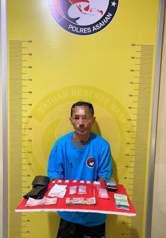 Ketahuan Ngedarkan Sabu, Anak Sei Beluru, Ditangkap Satnarkoba Polres Asahan