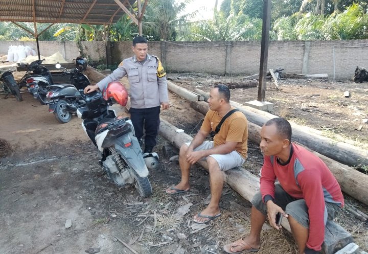 Antisipasi Berita Hoax, Bhabinkamtibmas Polsek Prapat Janji Gelar Cooling System