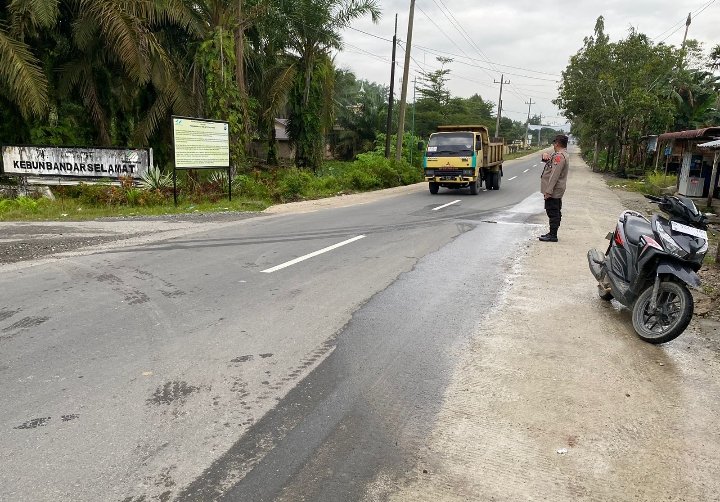 Pengaturan Lalulintas, Polsek Bandar Pulau Cegah Lakalantas