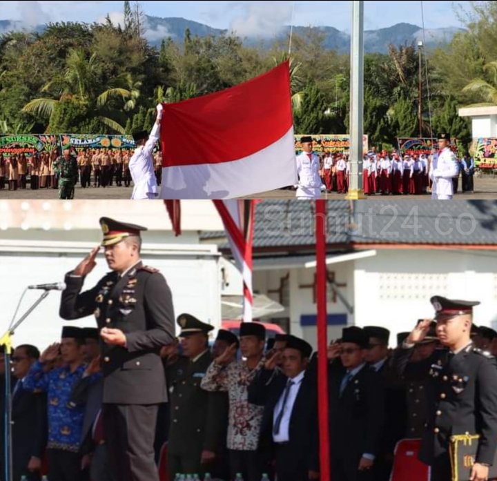 AKBP Reza CAS jadi Inspektur Upacara Hari Pahlawan Nasional 2023 di Halaman Masjid Agung Nur Ala Nur