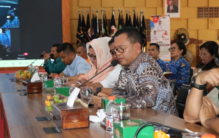 Rapat Bersama Forkopimda Sumut, Poltak Sitorus Sampaikan Kesiapan Toba Sambut Aquabike