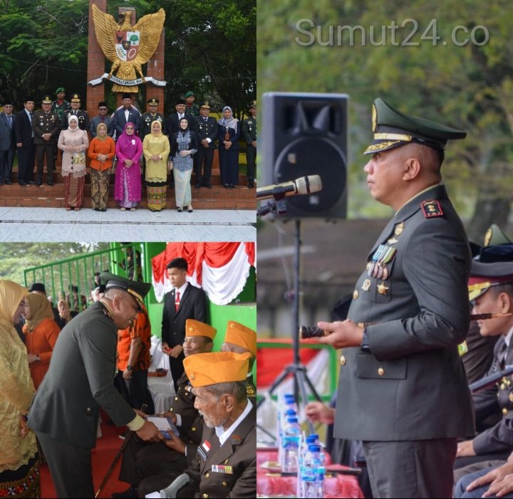 Dandim 0212/Tapsel Letkol Inf Amrizal Nasution Pimpin Upacara Peringatan Hari Pahlawan ke-78 Tahun 2023 di Kota Padangsidimpuan