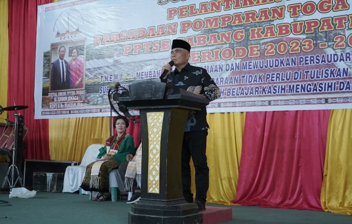 Asisten Perekonomian dan Pembangunan Ikuti Prosesi Pelantikan Pengurus PPTSB Cabang Kabupaten Asahan