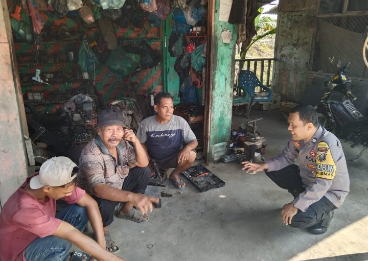 Bhabinkamtibmas Polsek Prapat Janji DDS Serta Cooling System