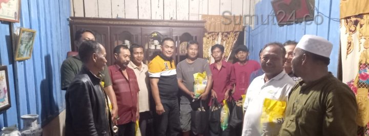 Anggota DPRD Tapsel dari Hanura Haris Yani Tambunan Bantu Masyarakat Korban Banjir