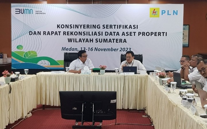 PLN Gelar Konsinyering Sertifikasi dan Rapat Rekonsiliasi Data Aset Properti di Sumatera