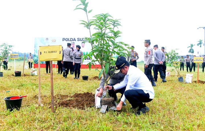 Dukung Penuh Penanaman 10 Juta Pohon,  Â Pj Gubernur Sumut Harap Seluruh Pihak Ikut Andil