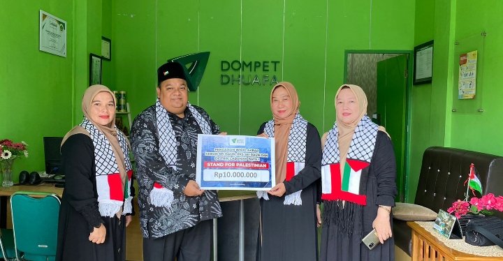 Pengajian Wirid Akbar Kebun Sei Daun, PKS Sei Daun, dan Distrik Labuhan Batu I PTPN 3 Salurkan Donasi Palestina ke DD Waspada