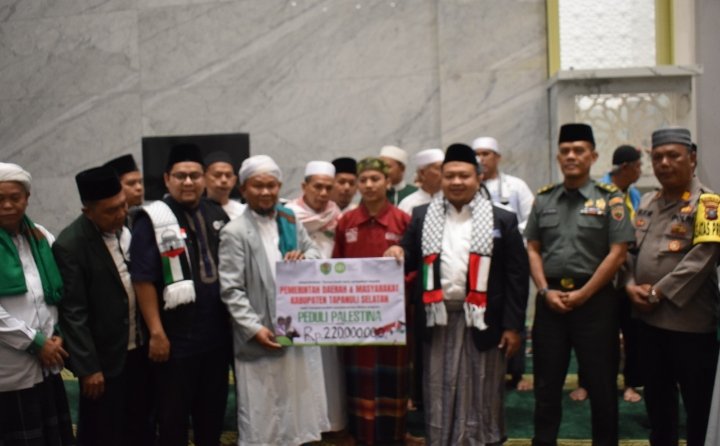 Pemkab Tapanuli Selatan dan IZI Adakan Tablig Akbar Sekaligus Aksi Peduli Palestina Tapsel